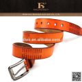 Fashion real material ladies leather tie belts